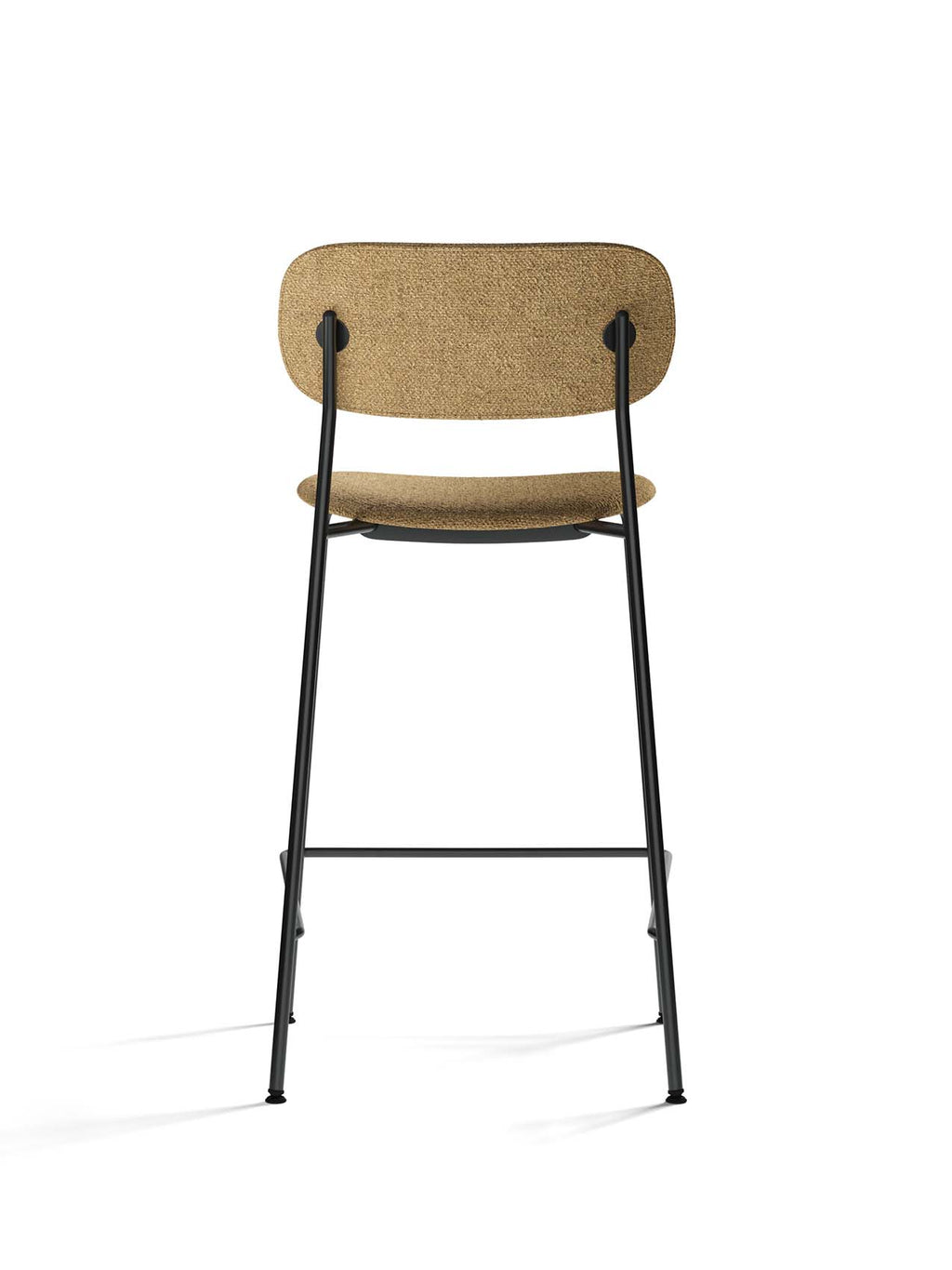 Fully Upholstered Counter Chair ¨C Wide Back, Stackable Steel Frame
