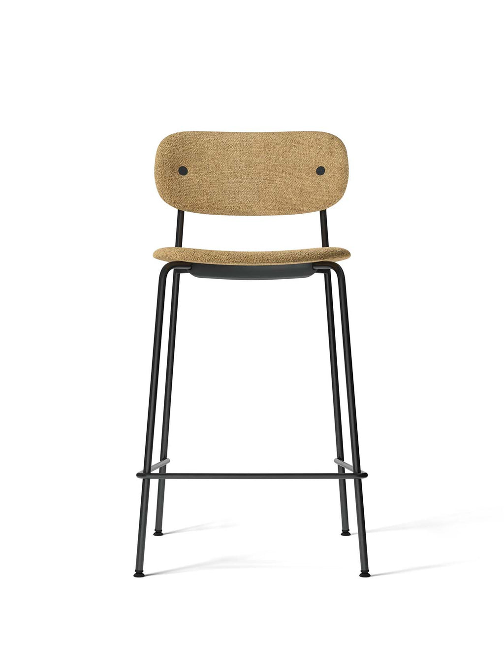 Fully Upholstered Counter Chair ¨C Wide Back, Stackable Steel Frame
