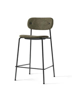 Fully Upholstered Counter Chair ¨C Wide Back, Stackable Steel Frame