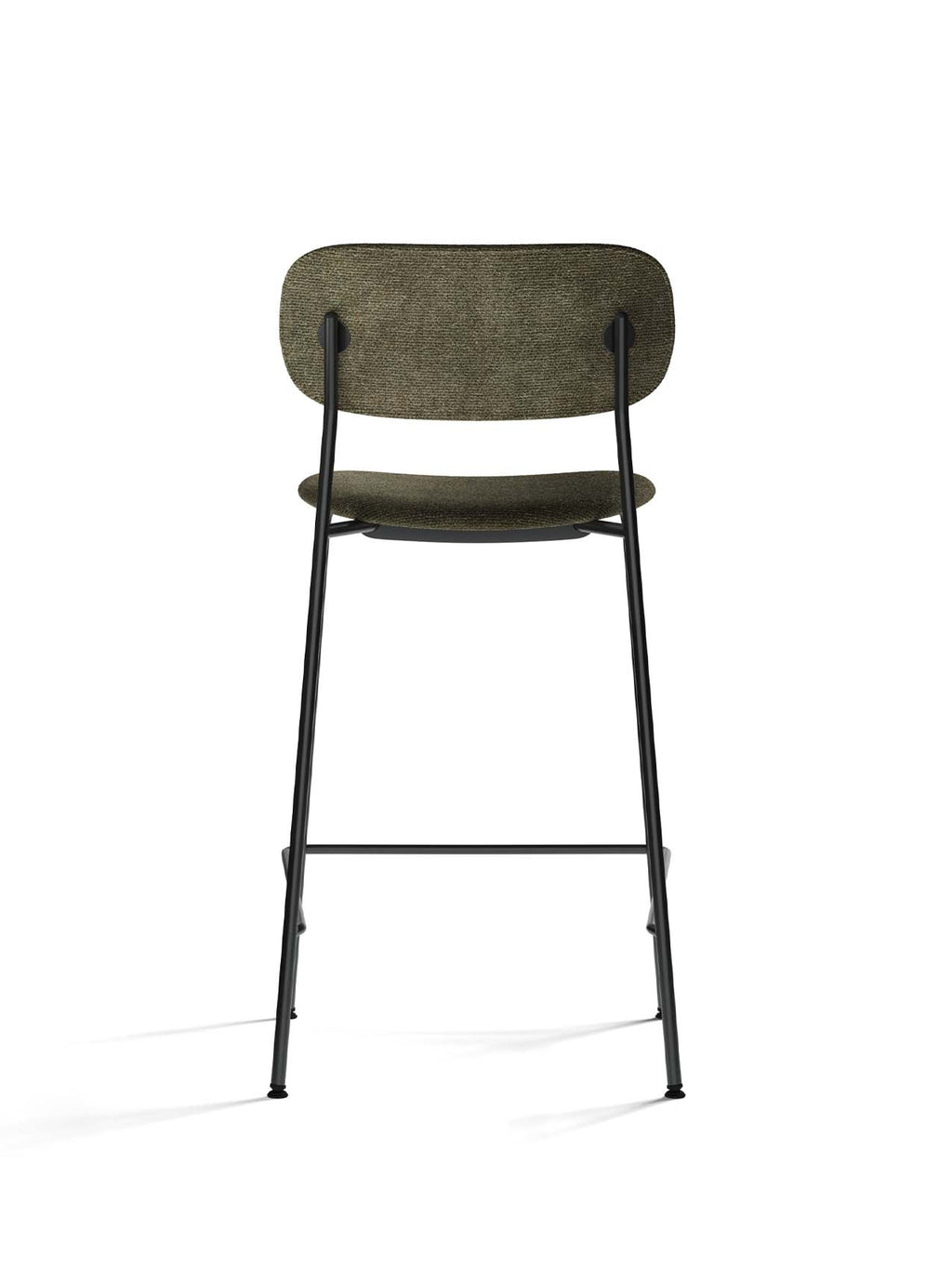 Fully Upholstered Counter Chair ¨C Wide Back, Stackable Steel Frame