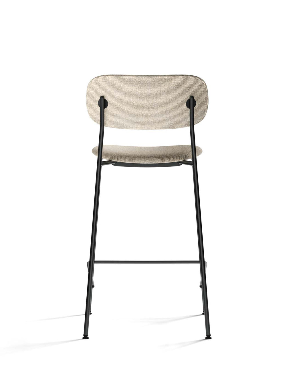 Fully Upholstered Counter Chair ¨C Wide Back, Stackable Steel Frame