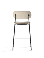 Fully Upholstered Counter Chair ¨C Wide Back, Stackable Steel Frame