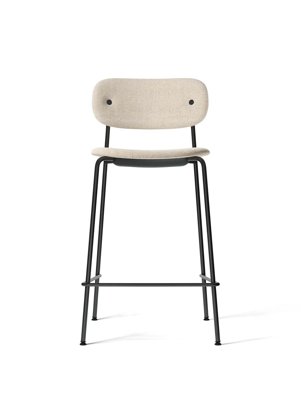 Fully Upholstered Counter Chair ¨C Wide Back, Stackable Steel Frame