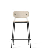 Fully Upholstered Counter Chair ¨C Wide Back, Stackable Steel Frame