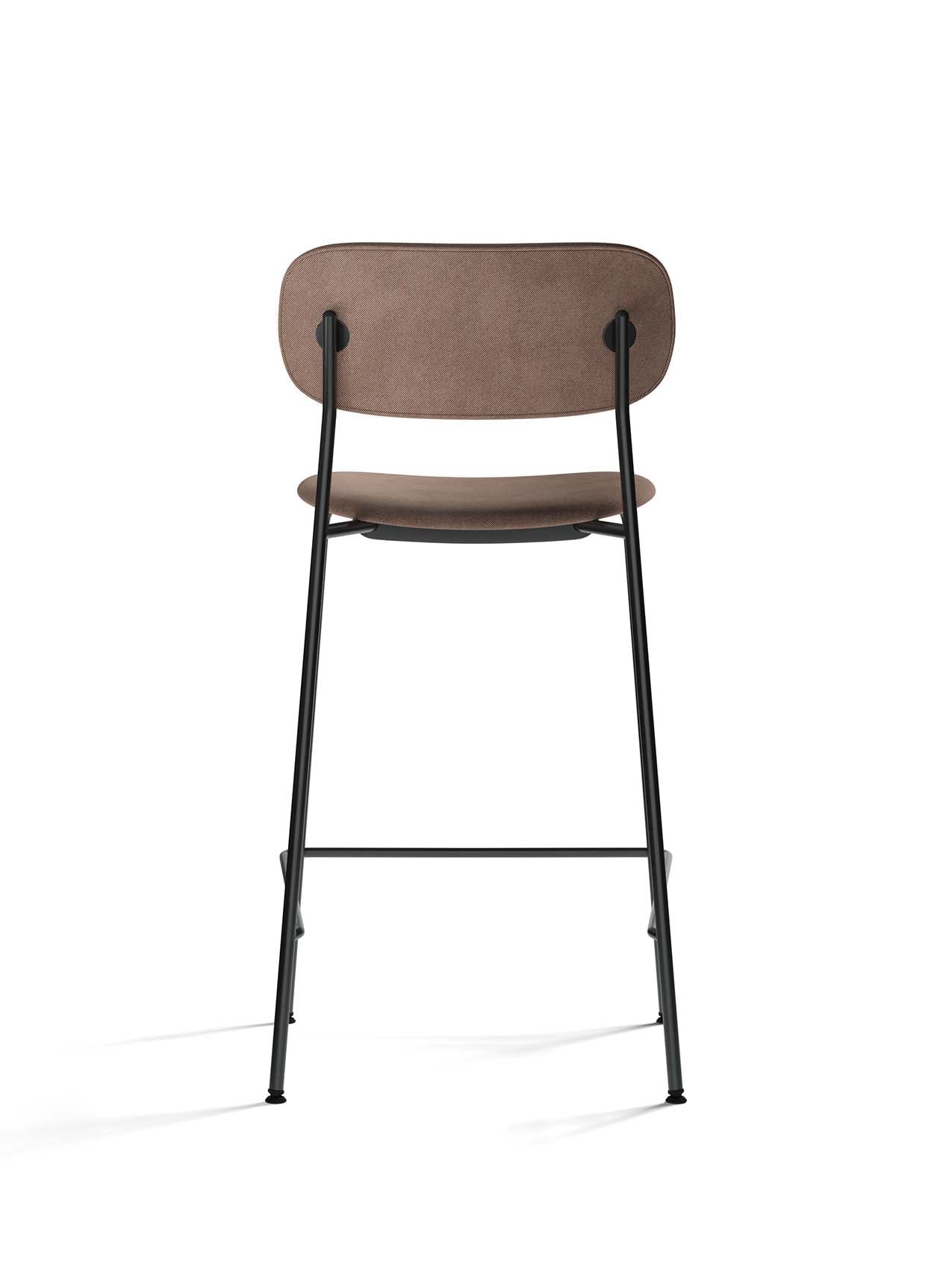 Fully Upholstered Counter Chair ¨C Wide Back, Stackable Steel Frame