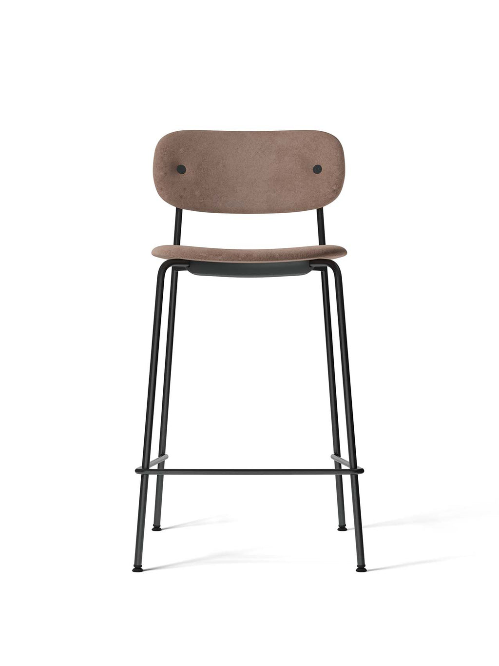 Fully Upholstered Counter Chair ¨C Wide Back, Stackable Steel Frame