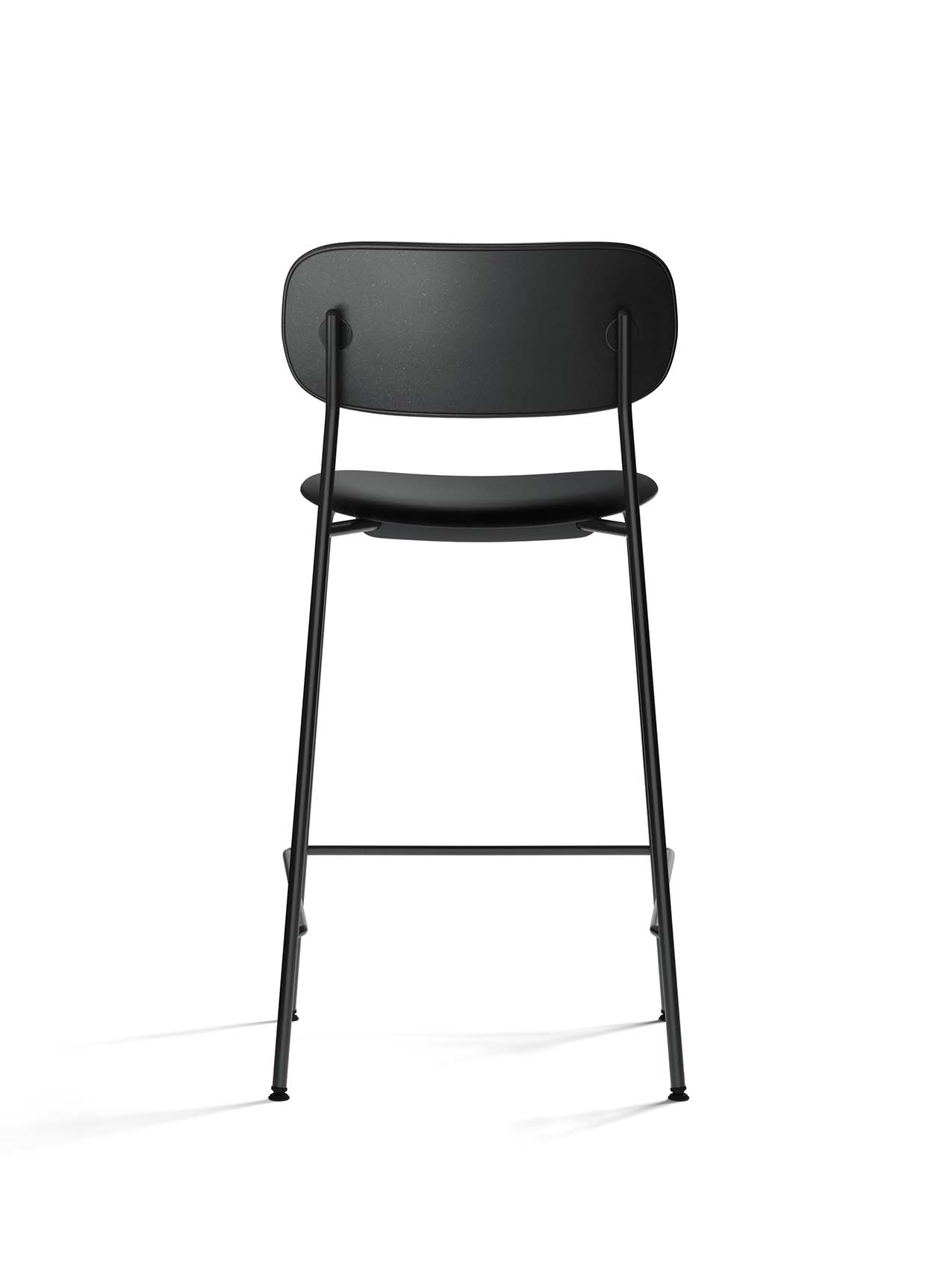 Fully Upholstered Counter Chair ¨C Wide Back, Stackable Steel Frame