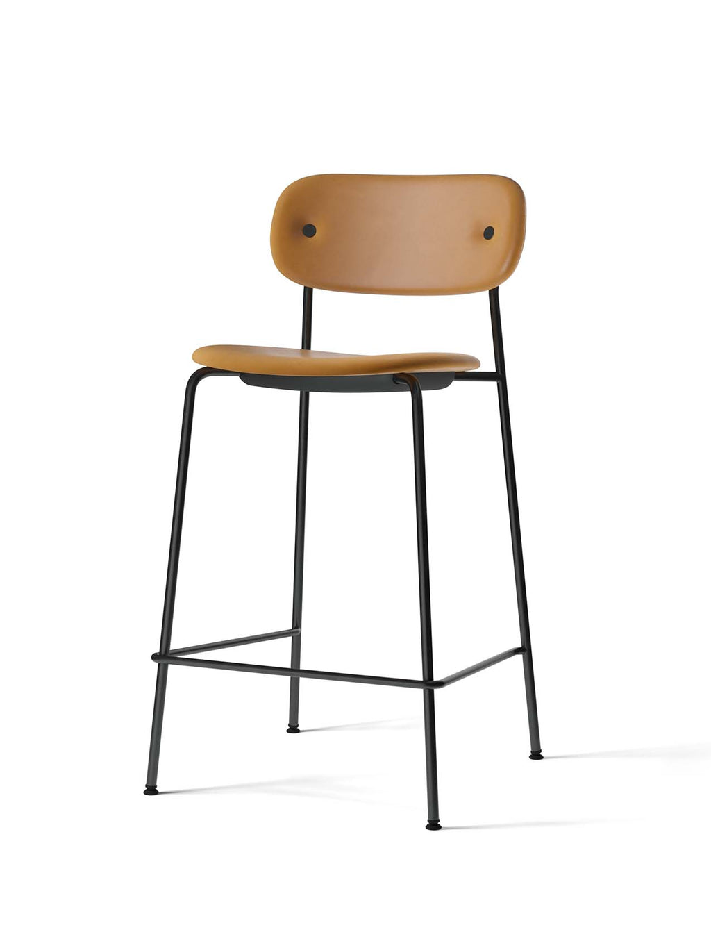 Fully Upholstered Counter Chair ¨C Wide Back, Stackable Steel Frame