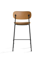 Fully Upholstered Counter Chair ¨C Wide Back, Stackable Steel Frame