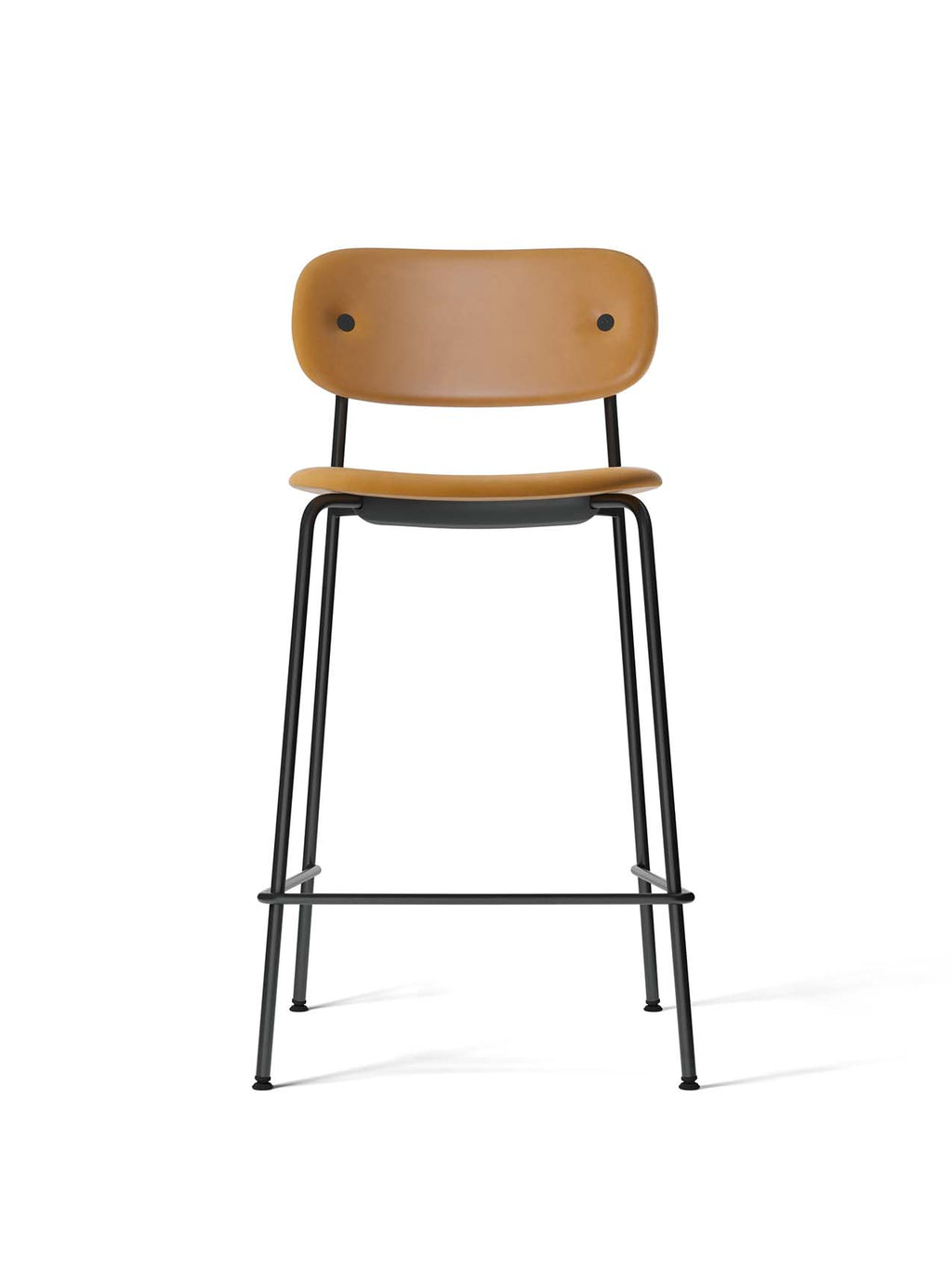 Fully Upholstered Counter Chair ¨C Wide Back, Stackable Steel Frame