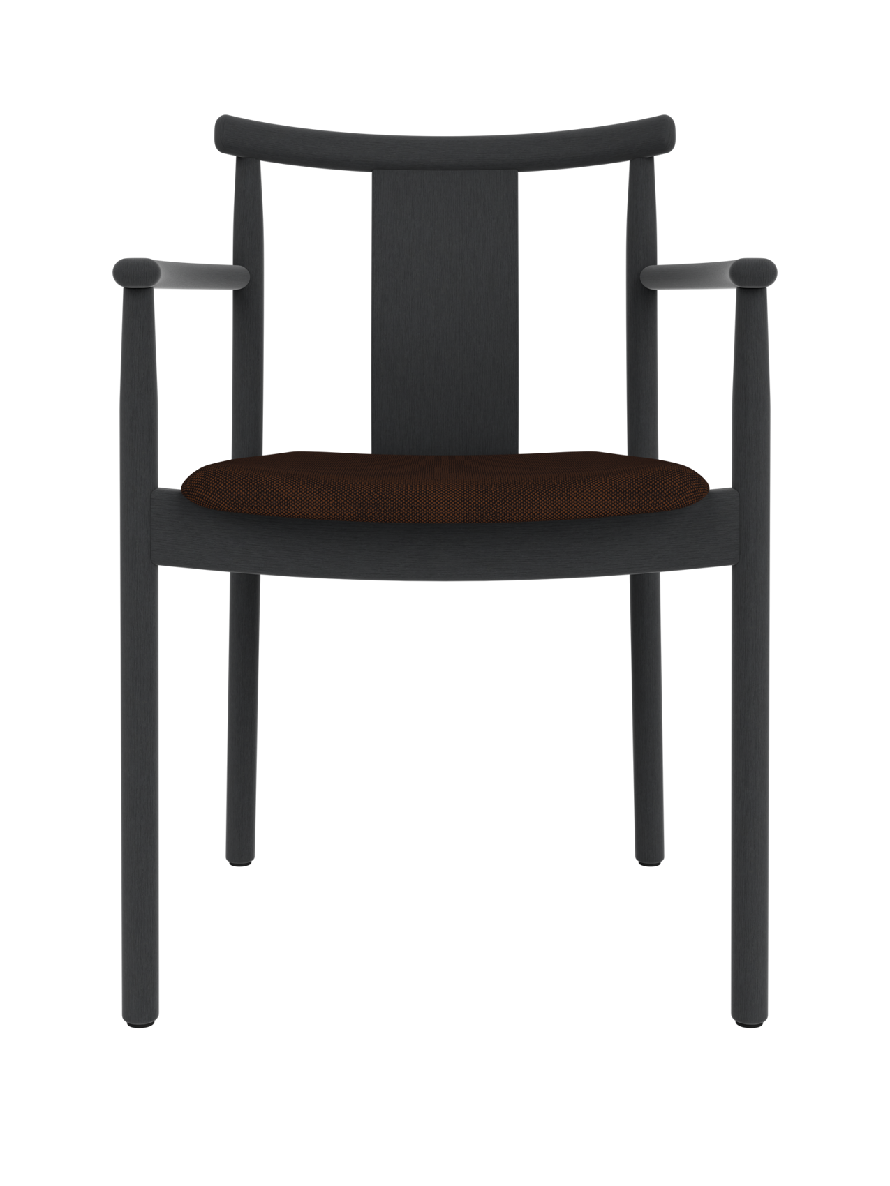 Solid Wood Dining Chair with Armrests ¨C Traditional Joinery, Stackable