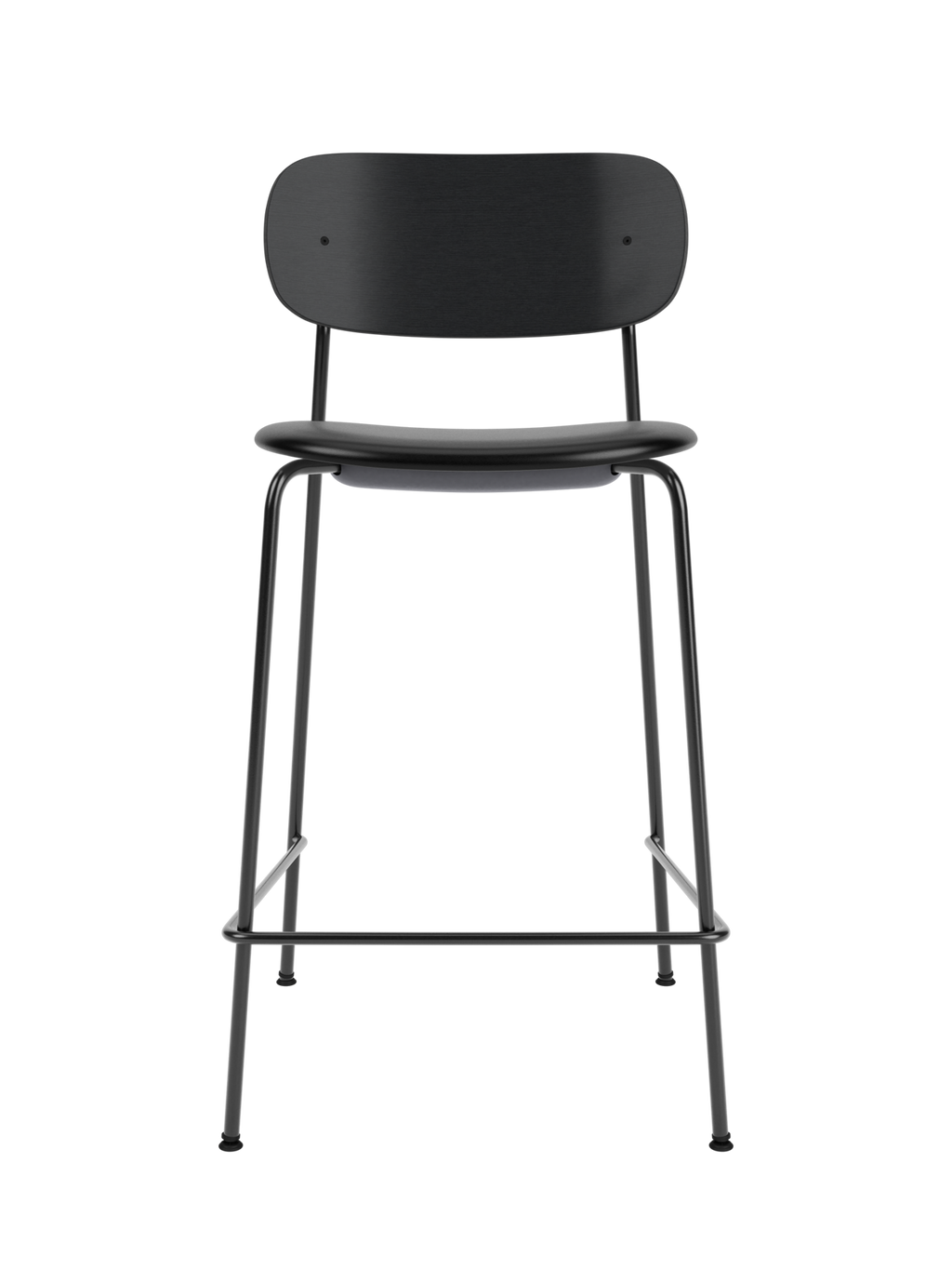 Contoured Counter Chair, Upholstered Seat ¨C Stackable Steel Frame