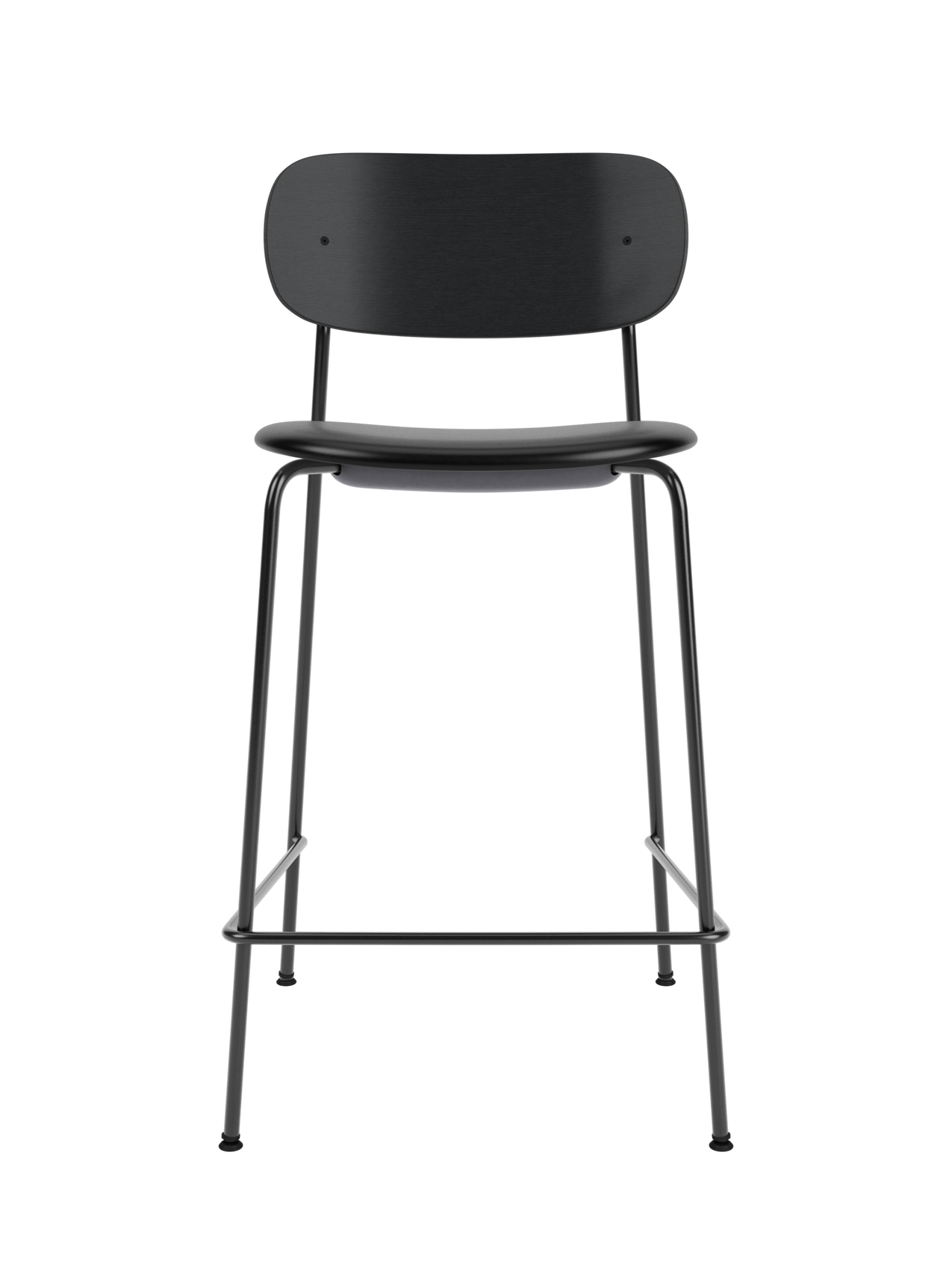 Contoured Counter Chair, Upholstered Seat ¨C Stackable Steel Frame