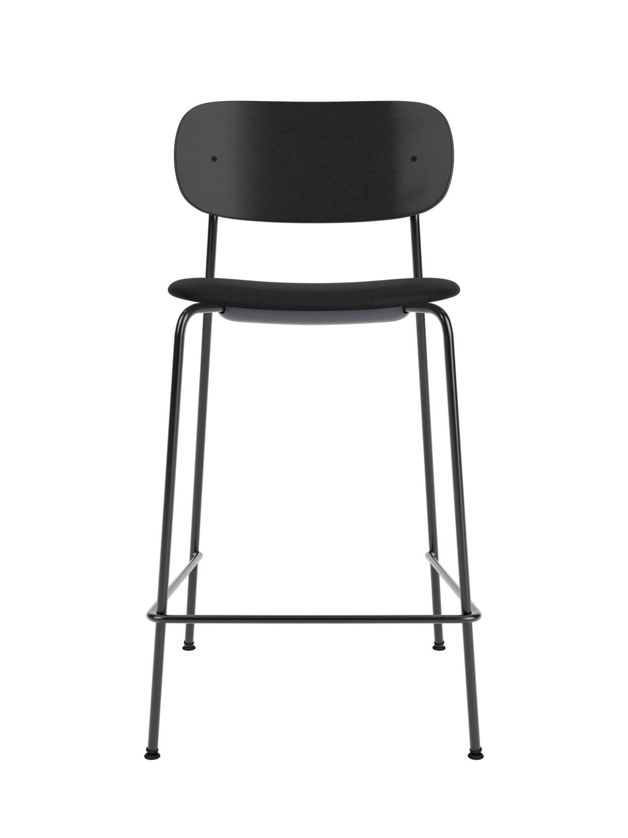 Contoured Counter Chair, Upholstered Seat ¨C Stackable Steel Frame