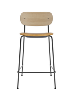 Contoured Counter Chair, Upholstered Seat ¨C Stackable Steel Frame