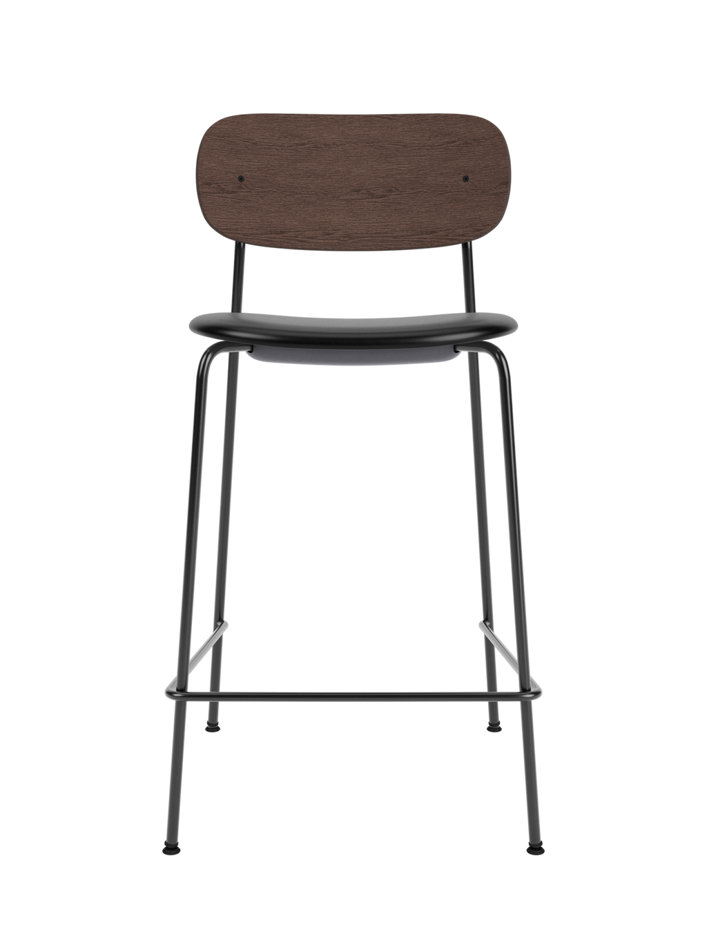 Contoured Counter Chair, Upholstered Seat ¨C Stackable Steel Frame