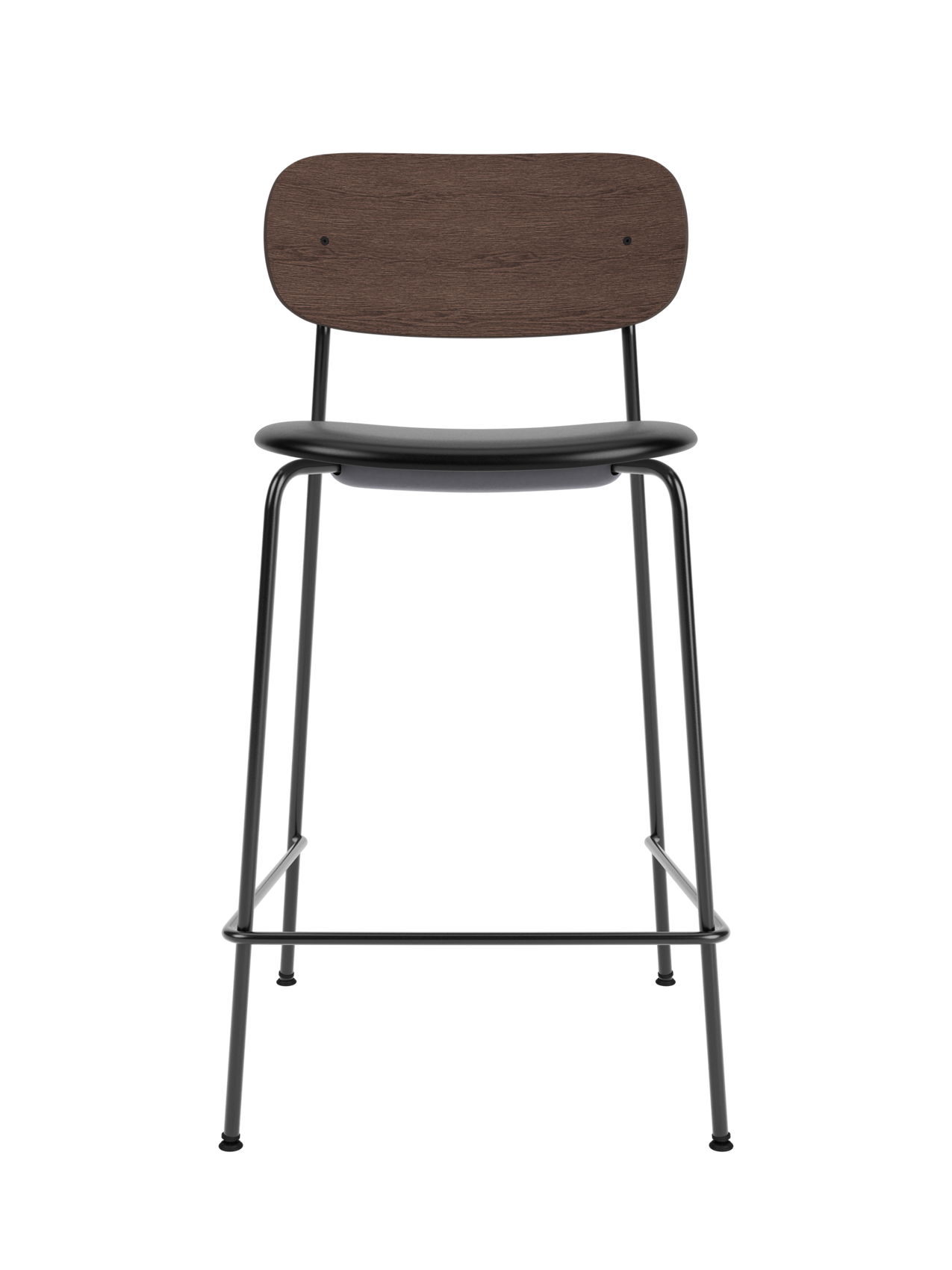 Contoured Counter Chair, Upholstered Seat ¨C Stackable Steel Frame