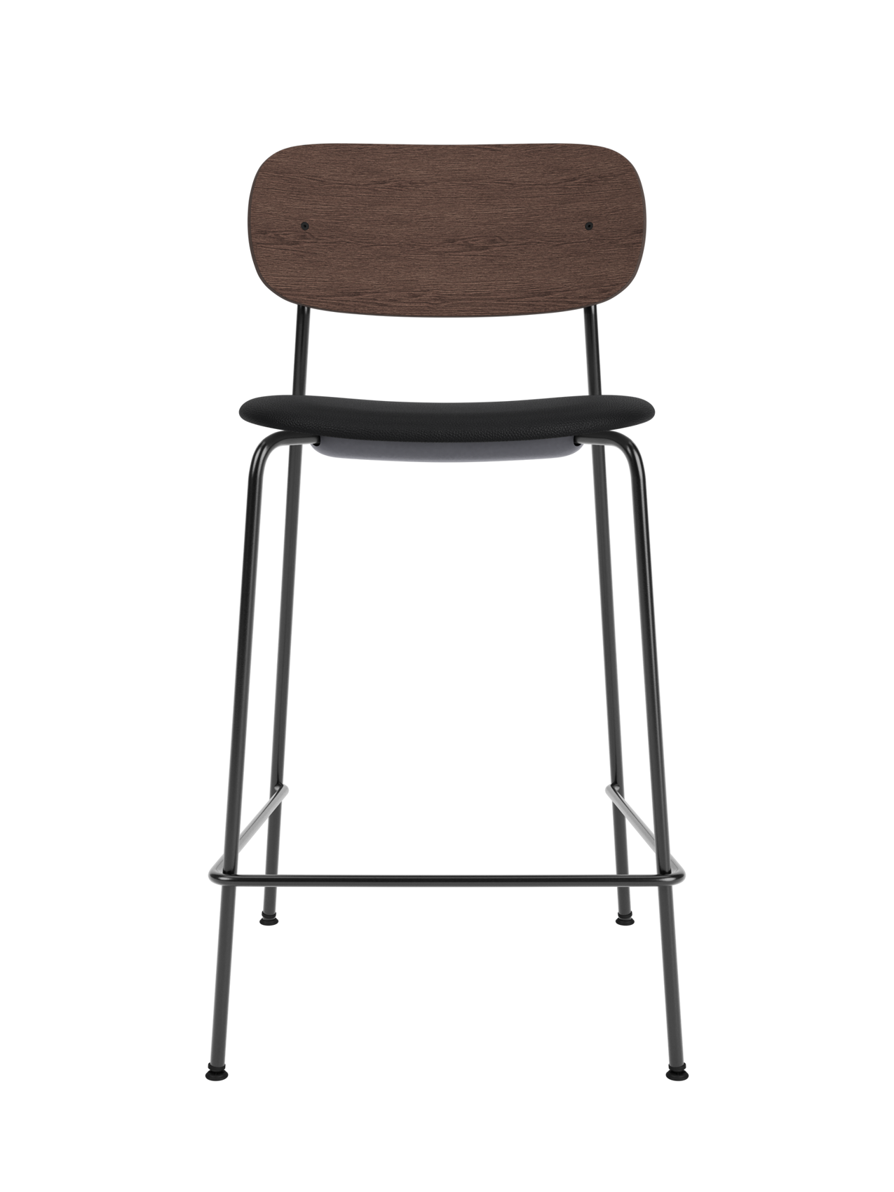 Contoured Counter Chair, Upholstered Seat ¨C Stackable Steel Frame