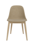 Side Dining Chair, Wooden Base ¨C Compact Shell, Textile or Leather