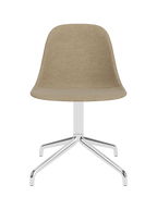 Swivel Side Dining Chair, Polished Aluminium Star Base ¨C 25mm Foam