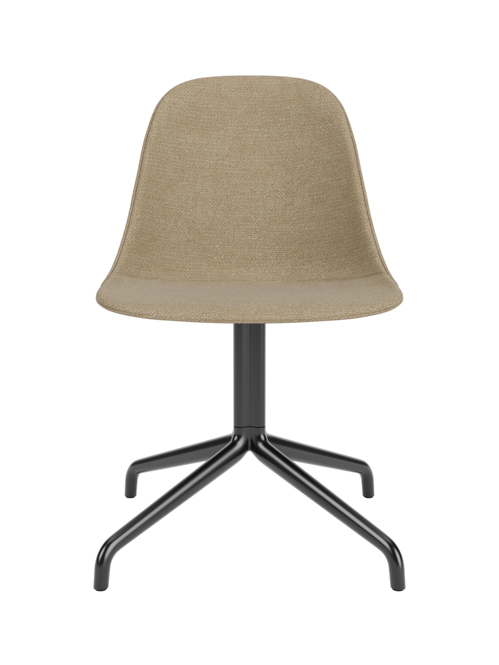 Swivel Side Dining Chair, Black Star Base ¨C 25mm Foam Seat