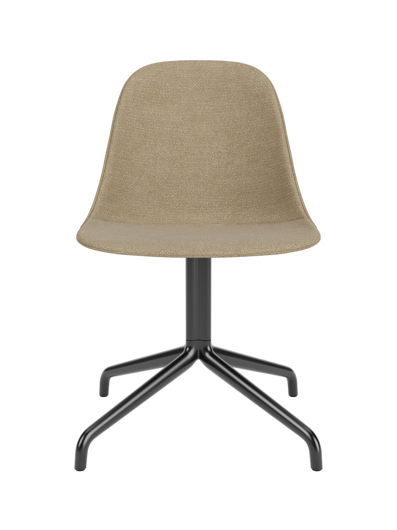 Swivel Side Dining Chair, Black Star Base ¨C 25mm Foam Seat