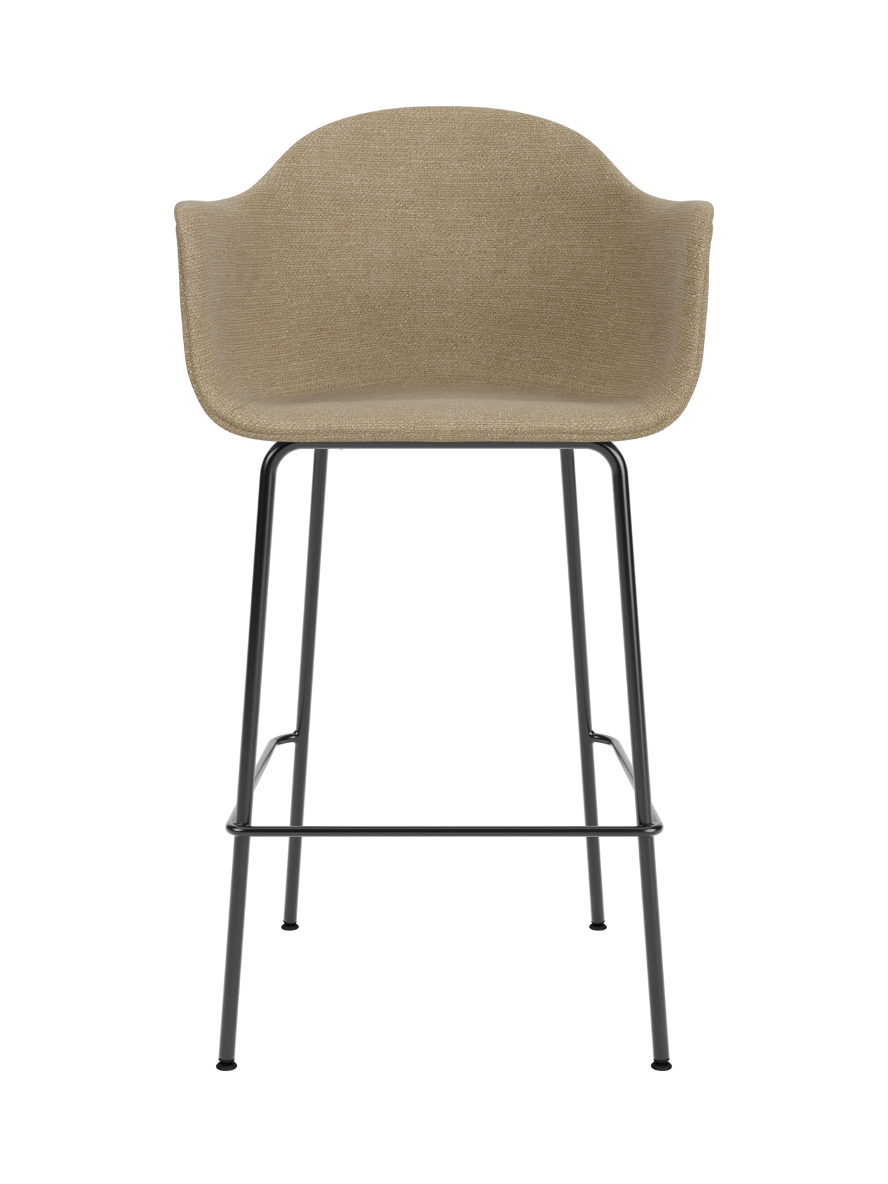 Upholstered Bar Chair ¨C Geometric Steel Base, 25mm Foam Seat