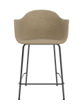 Upholstered Counter Chair ¨C Geometric Steel Base, 25mm Foam Seat