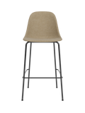 Upholstered Side Counter Chair ¨C Geometric Base, 25mm Foam Seat