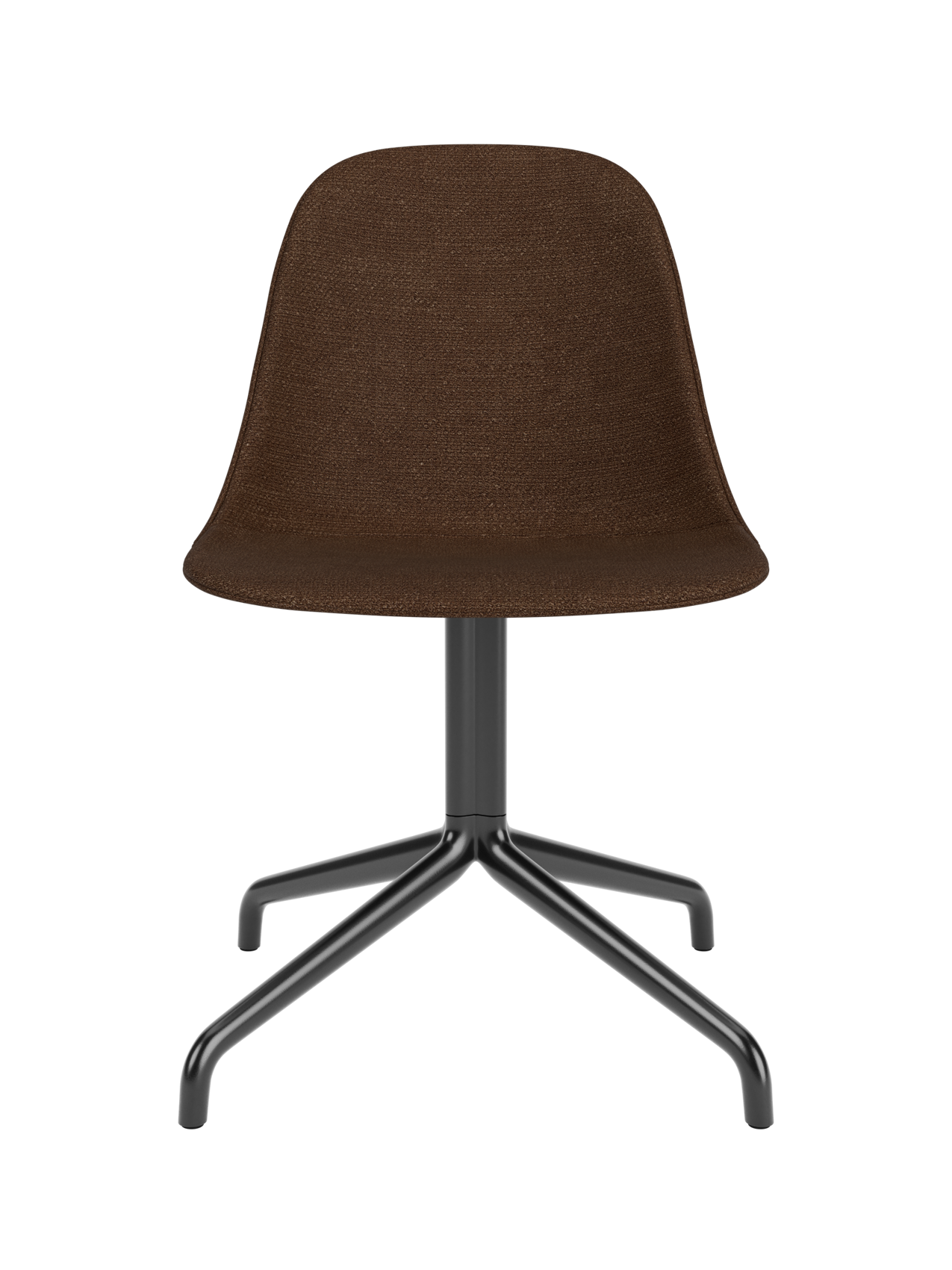Swivel Side Dining Chair, Black Star Base ¨C 25mm Foam Seat