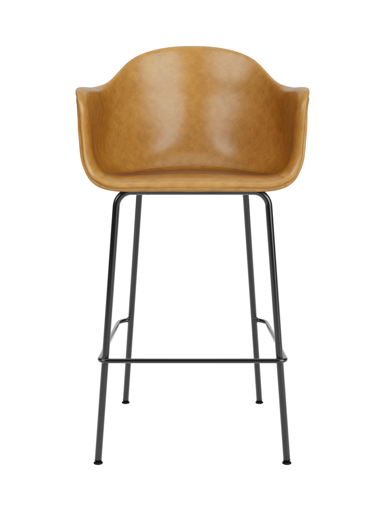 Upholstered Bar Chair ¨C Geometric Steel Base, 25mm Foam Seat