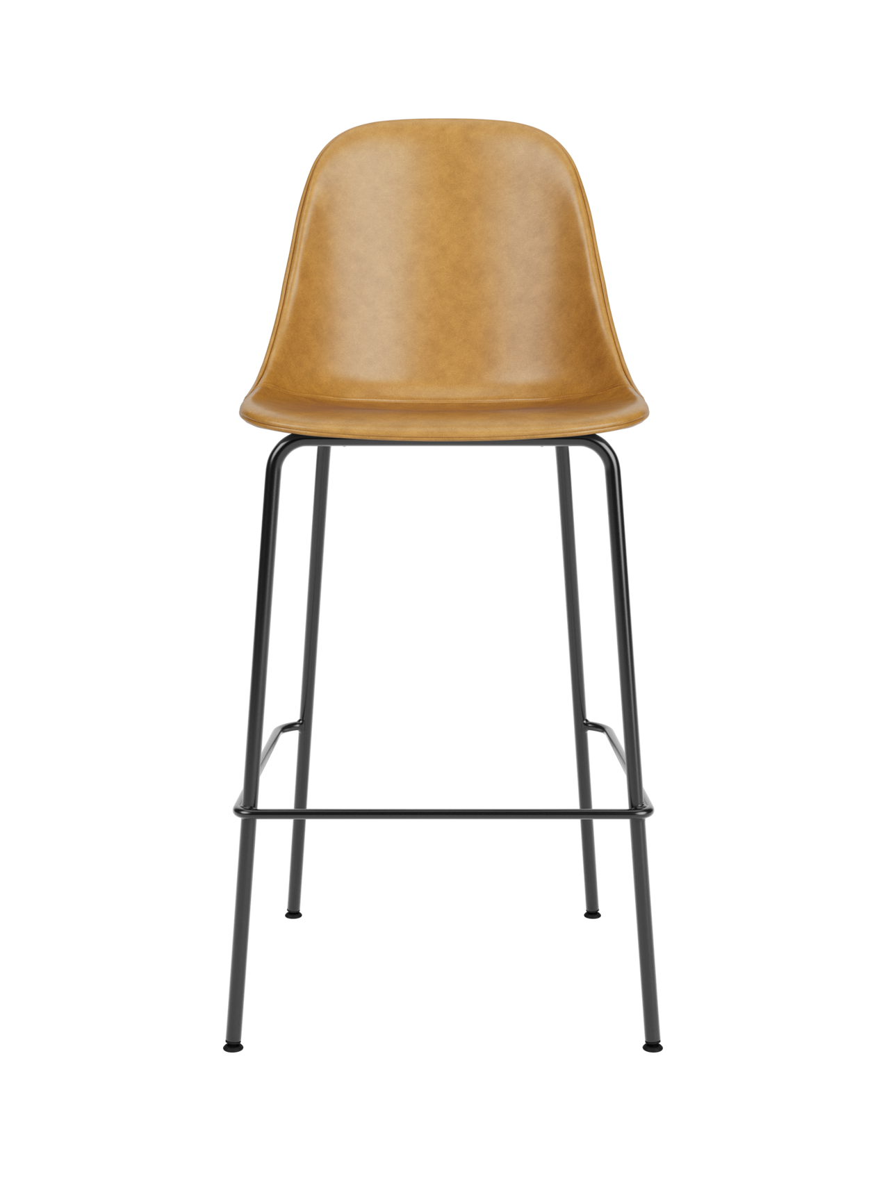 Upholstered Side Counter Chair ¨C Geometric Base, 25mm Foam Seat