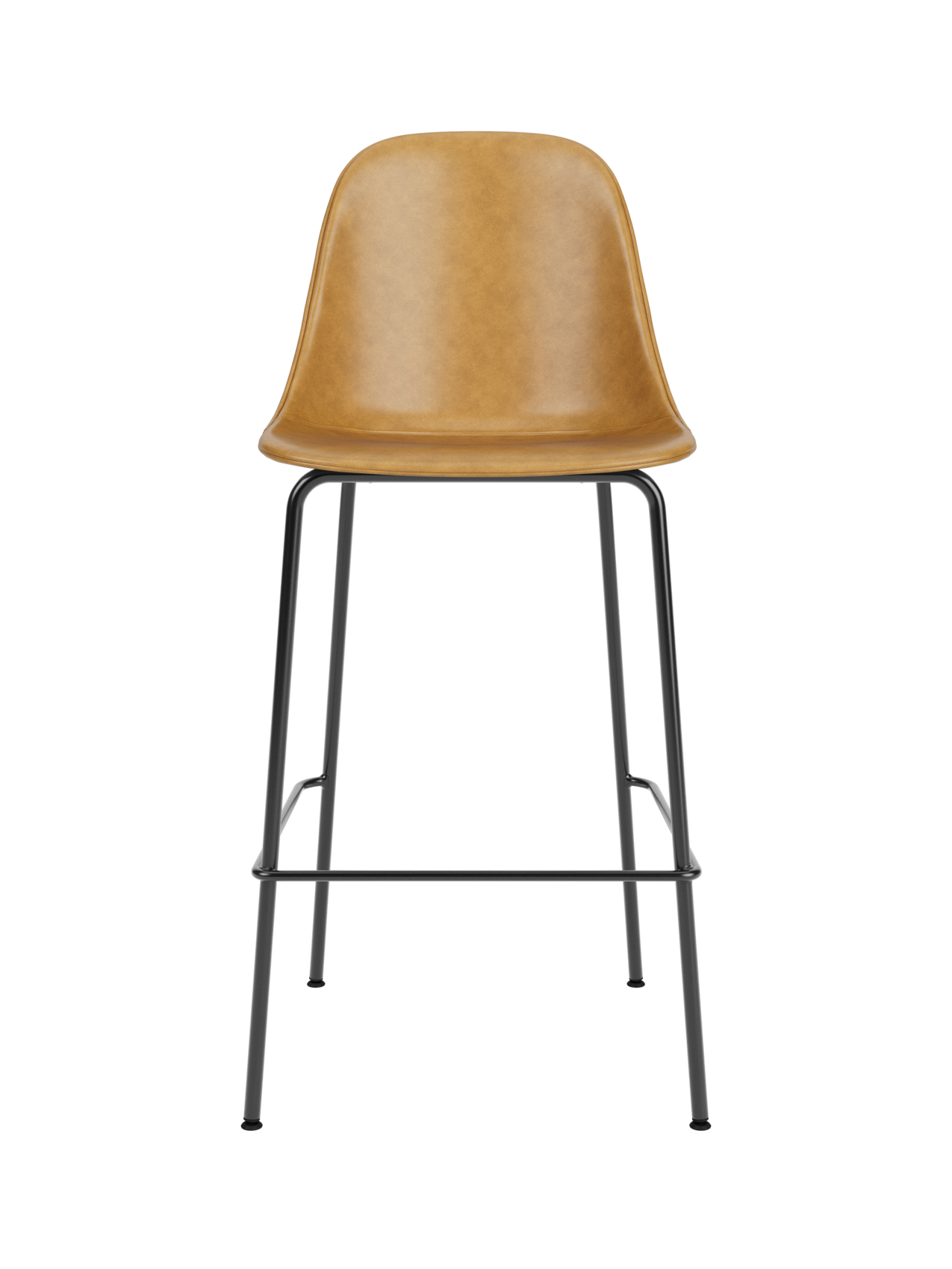 Upholstered Side Bar Chair ¨C Adjustable Height, Geometric Steel Base