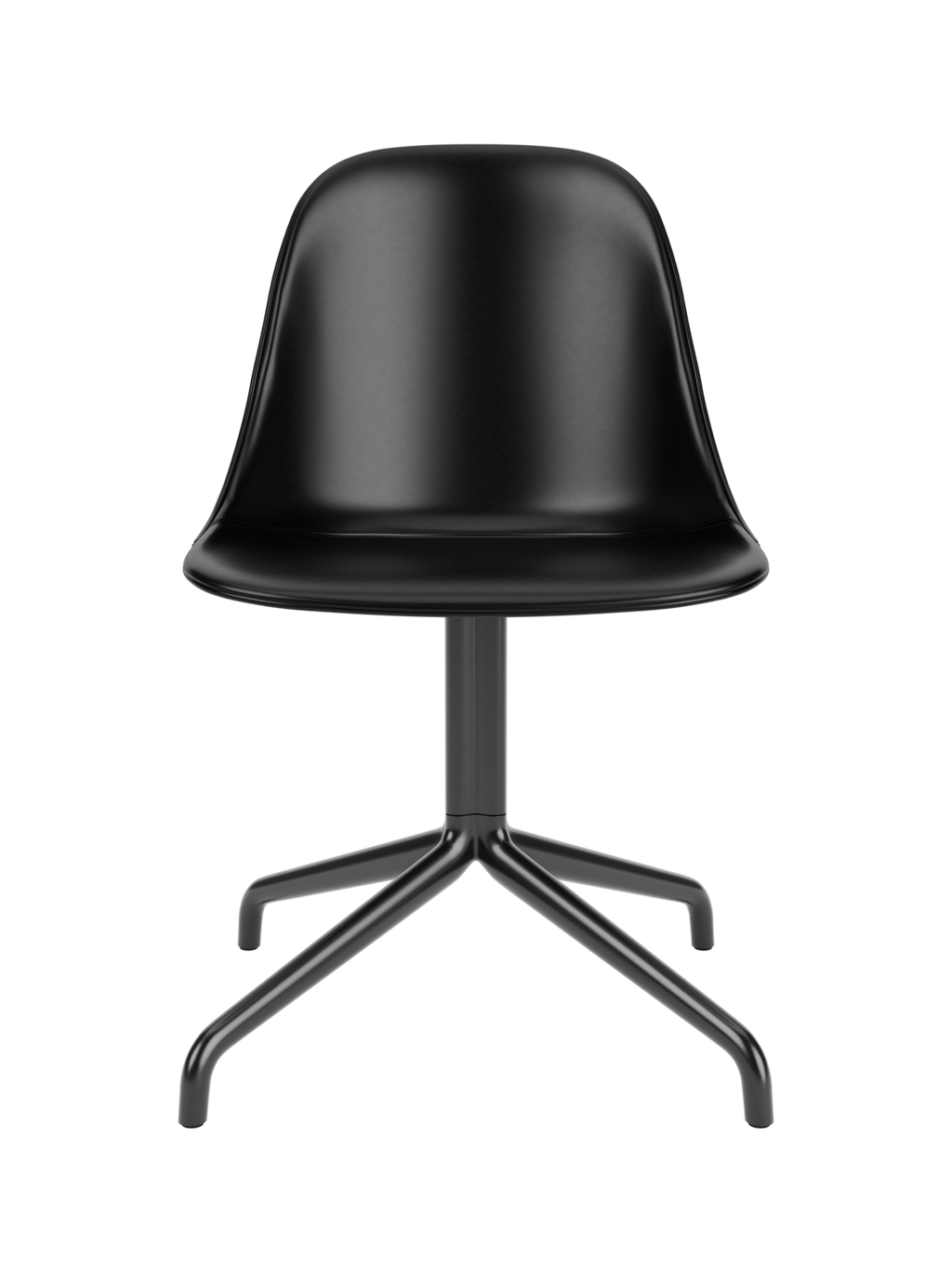Swivel Side Dining Chair, Black Star Base ¨C 25mm Foam Seat