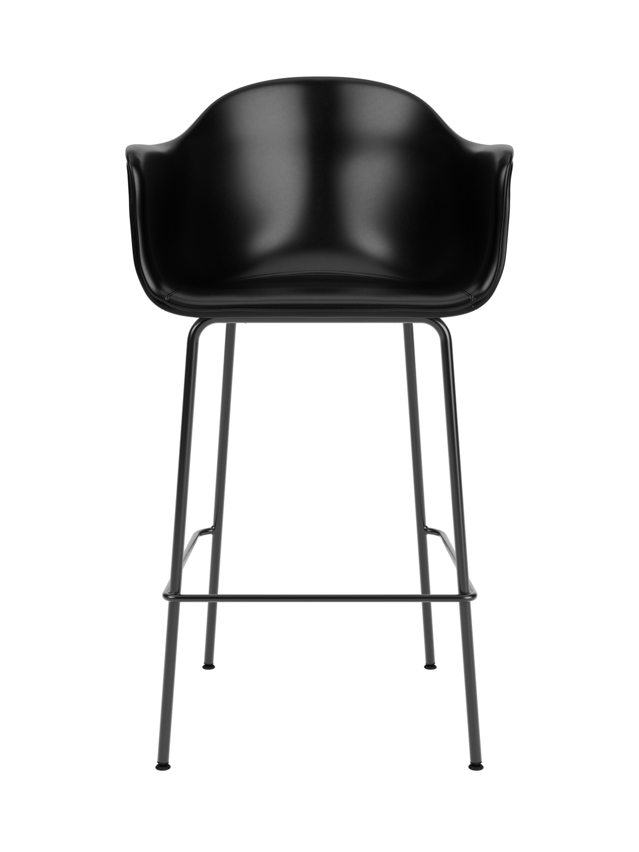 Upholstered Bar Chair ¨C Geometric Steel Base, 25mm Foam Seat
