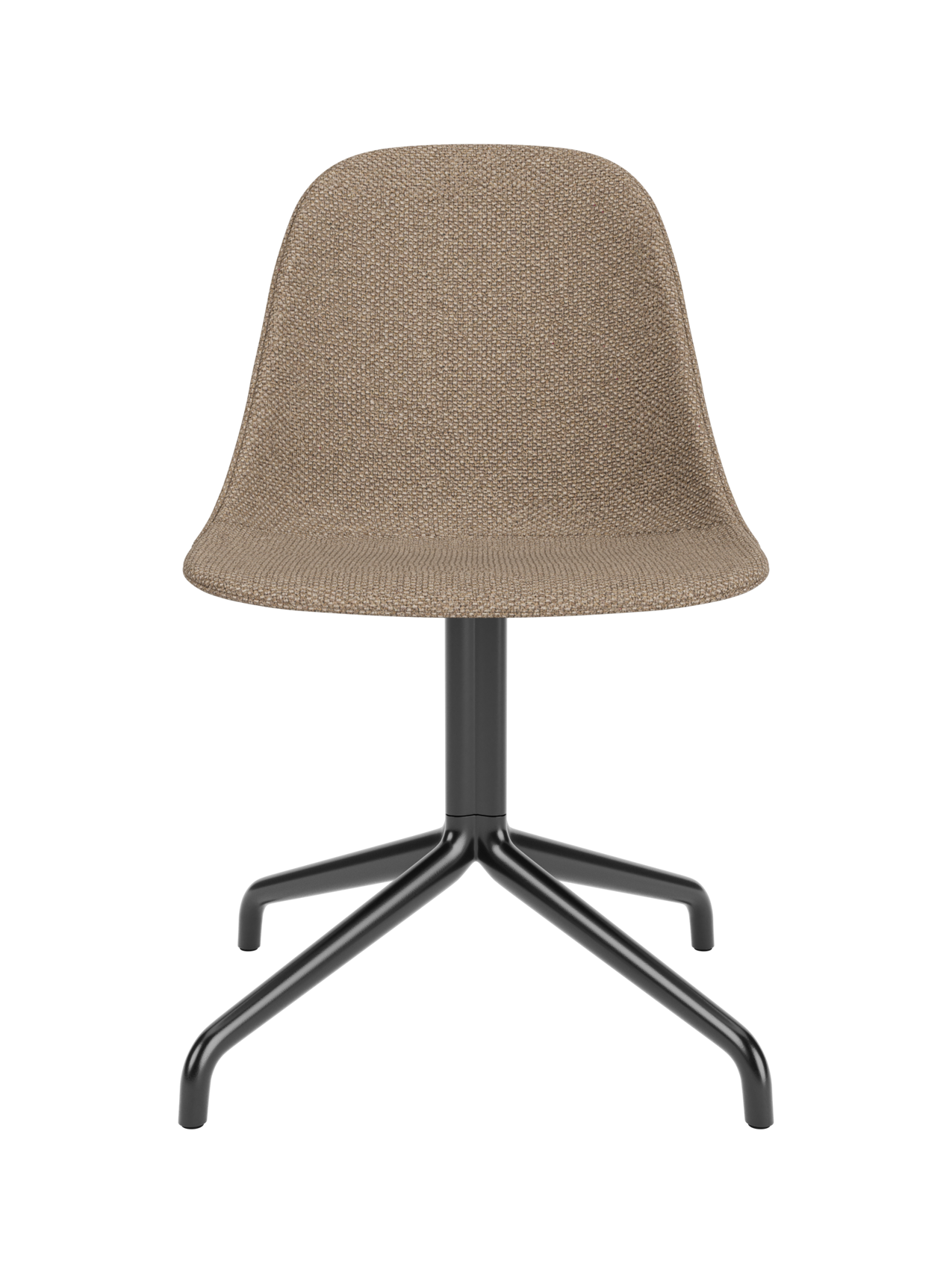 Swivel Side Dining Chair, Black Star Base ¨C 25mm Foam Seat