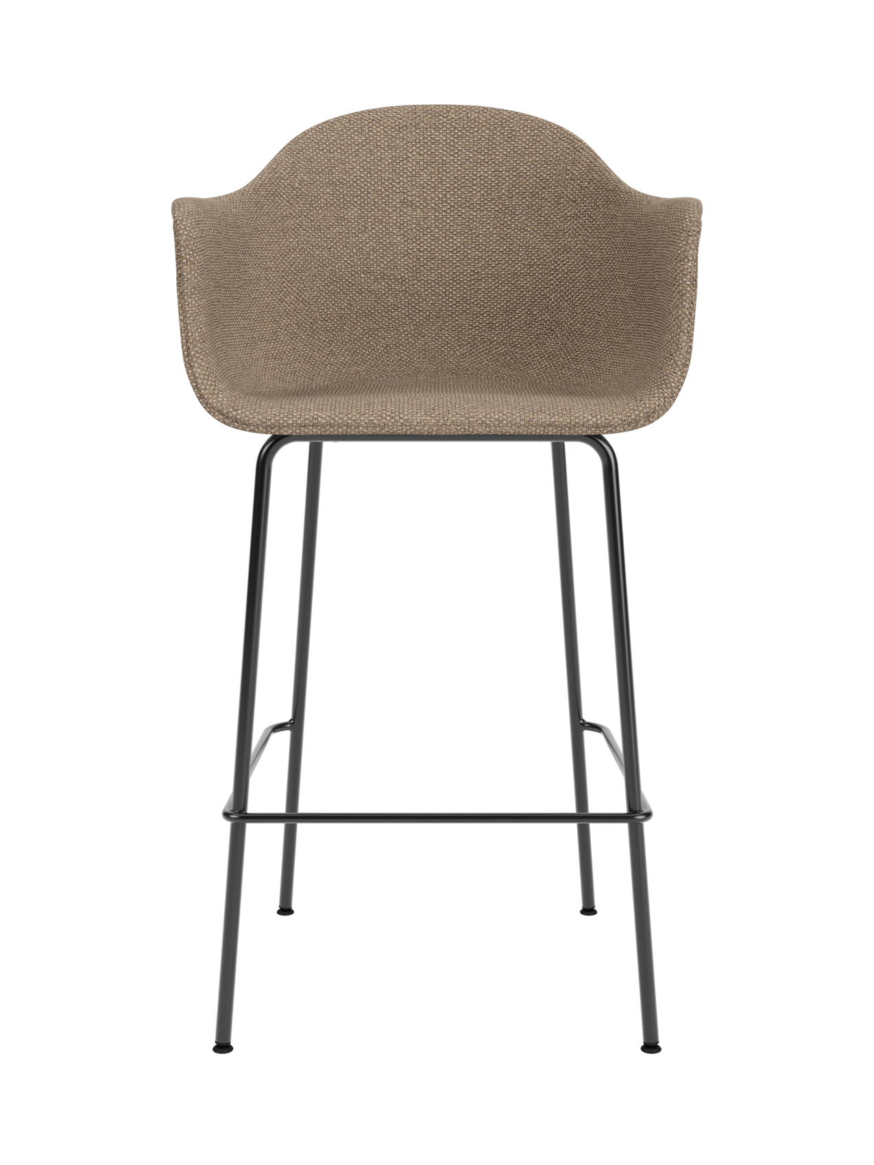Upholstered Bar Chair ¨C Geometric Steel Base, 25mm Foam Seat