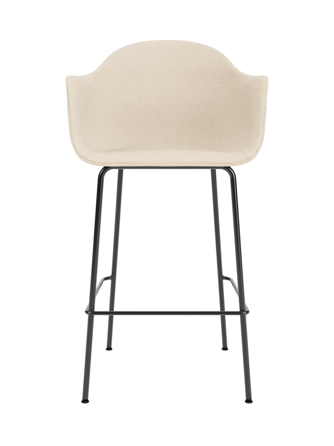 Upholstered Bar Chair ¨C Geometric Steel Base, 25mm Foam Seat