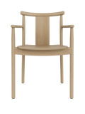 Solid Wood Dining Chair with Armrests ¨C Traditional Joinery, Stackable