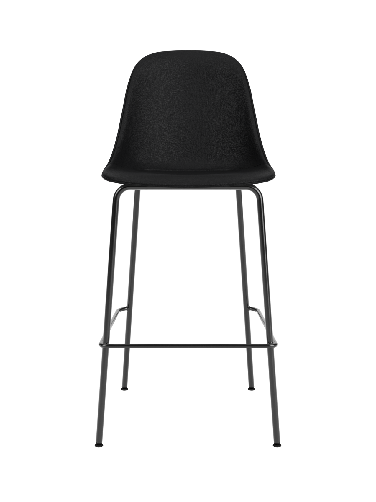 Upholstered Side Counter Chair ¨C Geometric Base, 25mm Foam Seat