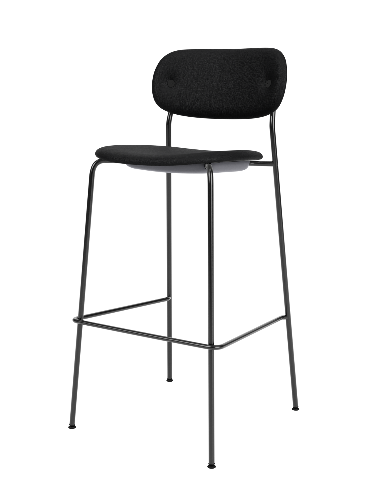 Fully Upholstered Bar Chair ¨C Wide Contoured Back, Stackable Steel Frame