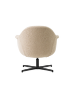 Lounge Chair with Aluminium Star Base Swivel, Upholstered Shell