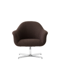 Lounge Chair with Aluminium Star Base Swivel, Upholstered Shell