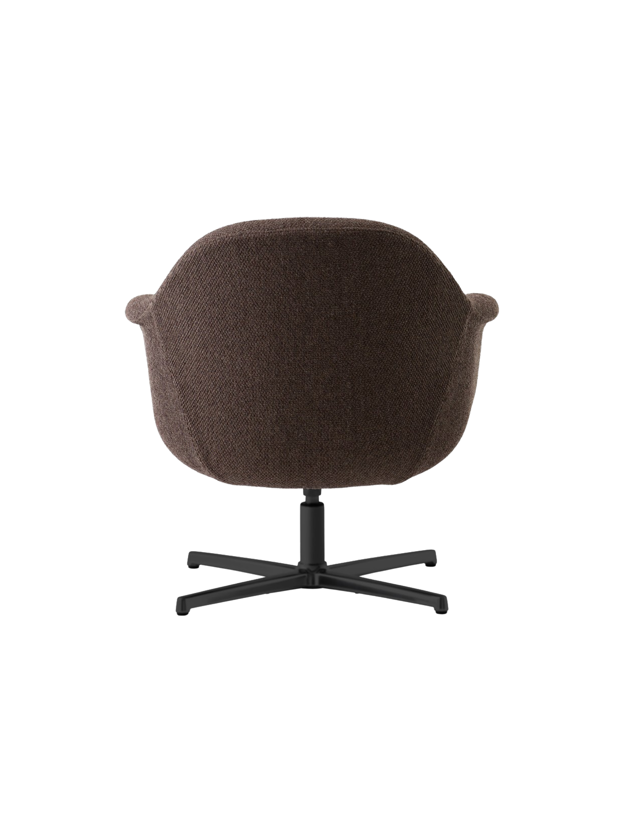 Lounge Chair with Aluminium Star Base Swivel, Upholstered Shell