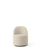 Club Chair with Swivel and Loose Cover Cotton-Wool Boucl