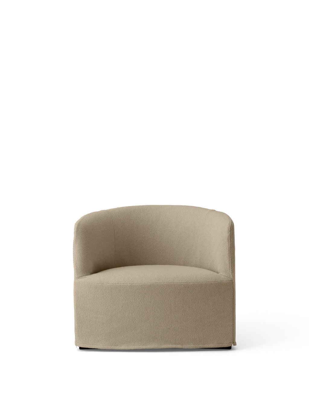 Washable Loose Cover for Lounge Chair Cotton-Wool Boucl, 3 Neutrals