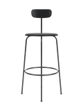 Bar Chair with Wood Veneer ¨C Minimalist 4-Leg Design for Kitchen Bars