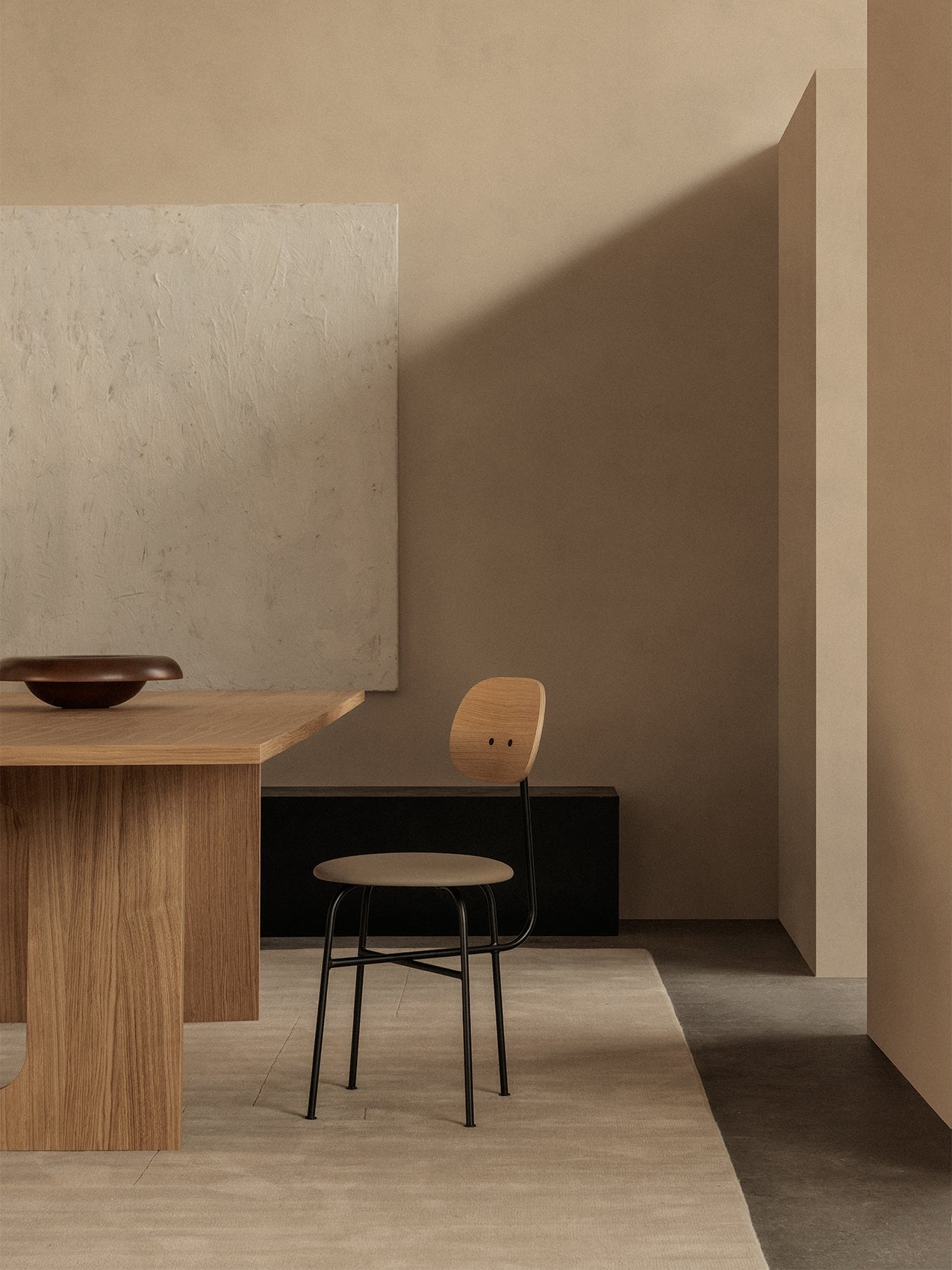 Dining Chair Plus, Upholstered Seat ¨C Veneer Back, Extended Backrest