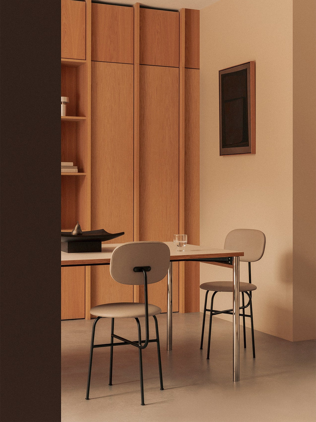 Fully Upholstered Dining Chair Plus ¨C Extended Backrest, Steel Frame