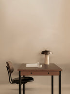 Task Chair, Upholstered Seat Black Swivel Base, Height-Adjustable